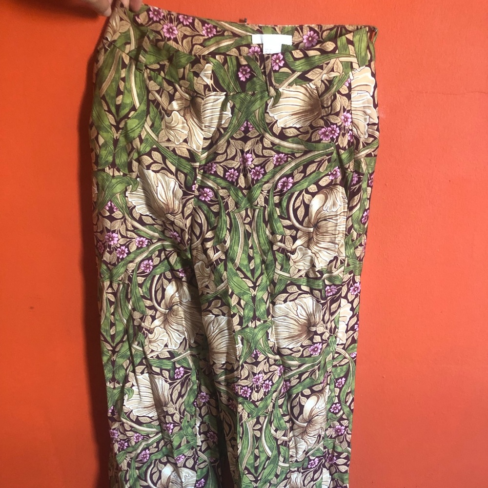 Floral dress pants